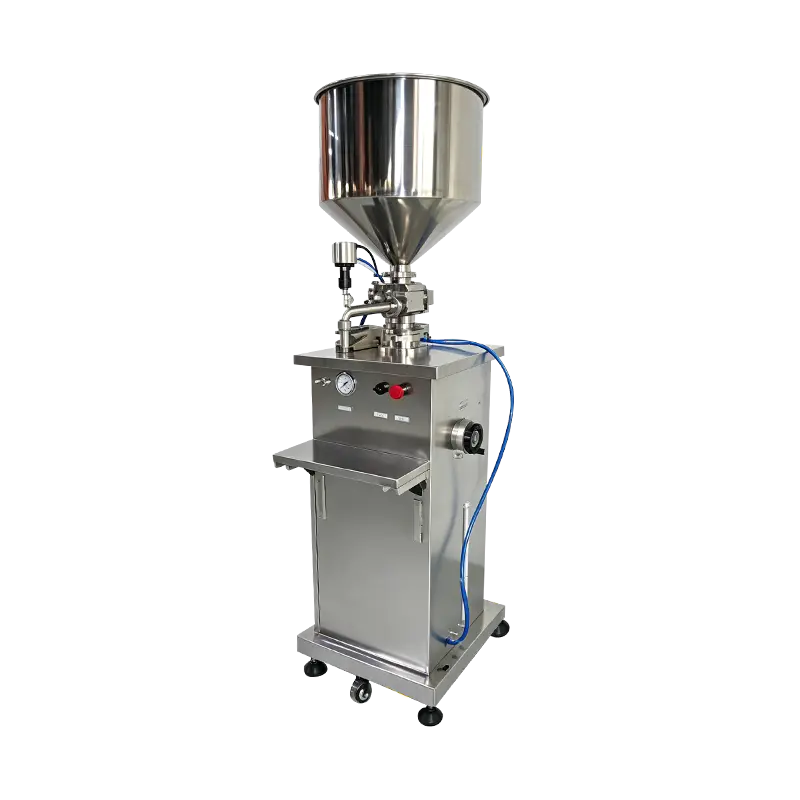 Mașină de umplere cu piston complet pneumatică cu un singur cap pentru cremă cosmetică Mașină de umplere cu piston complet pneumatică cu un singur cap pentru cremă cosmetică