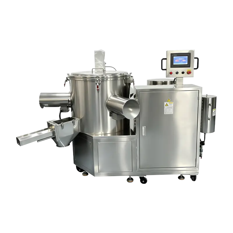 Mixer industrial de pulbere cosmetică cu forfecare mare de 200 L cu tocător triplu